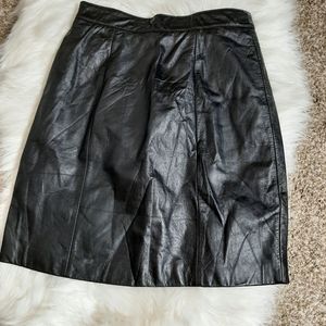 Vintage Bermans leather skirt